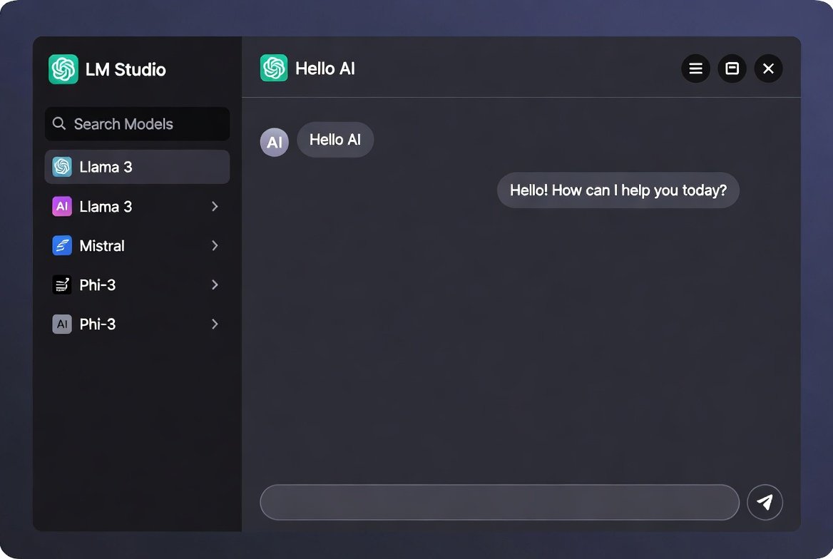 LM Studio running on mac