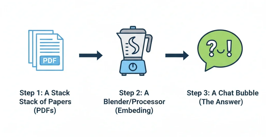 Rag Flowchart - Chat with Your PDF
