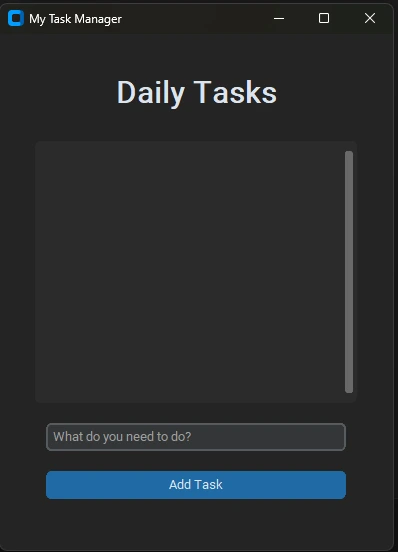 Designing the Layout with customtkinter