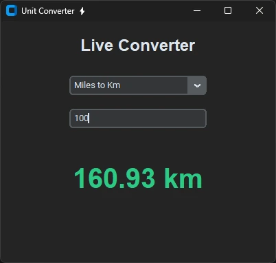 Unit Converter App with Python