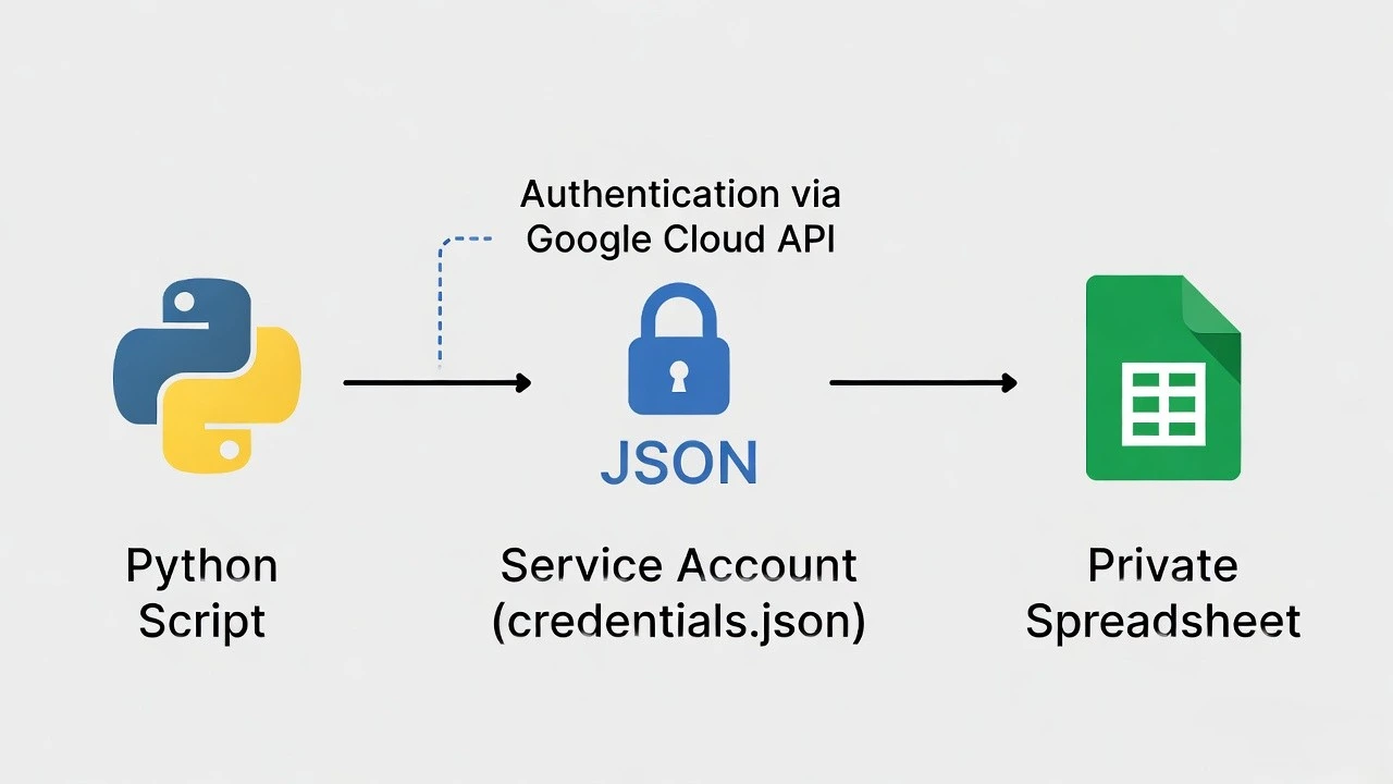 Diagram Python Google Sheets API Tutorial